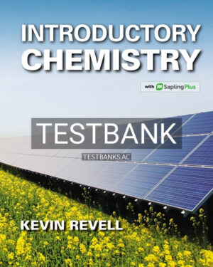 Test Bank for Introductory Chemistry 1st Edition by Revell