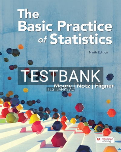 9781319244378-TEST-BANK Test Bank for Basic Practice of Statistics 9th Edition by Moore