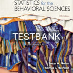 Test Bank for Essentials of Statistics for the Behavioral Sciences 5th Edition by Nolan