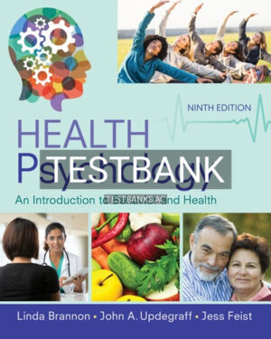 Test Bank for Health Psychology 9th Edition by Brannon