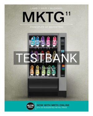 Test Bank for MKTG 11th Edition by Lamb