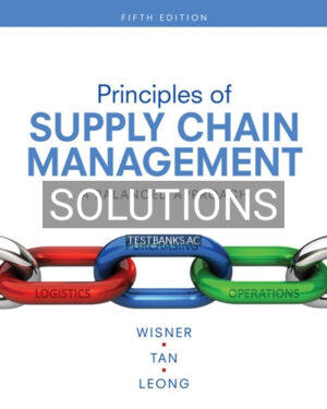 Solutions for Principles of Supply Chain Management 5th Edition by Wisner