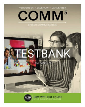Test Bank for COMM 5th Edition by Sellnow