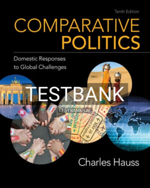 Test Bank for Comparative Politics 10th Edition by Hauss