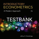 Test Bank for Introductory Econometrics A Modern Approach 7th Edition by Wooldridge