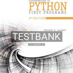 Test Bank for Fundamentals of Python First Programs 2nd Edition by Lambert