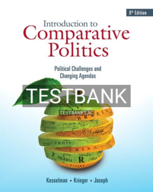 Test Bank for Introduction to Comparative Politics Political Challenges and Changing Agendas 8th Edition by Kesselman