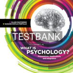 Test Bank for What is Psychology Foundations Applications and Integration 4th Edition by Pastorino