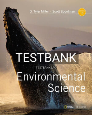 Test Bank for Environmental Science 16th Edition by Miller