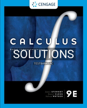 Solutions for Calculus Early Transcendentals 9th Edition by Stewart