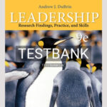 Test Bank for Leadership 9th Edition by DuBrin