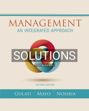 Solutions for Management An Integrated Approach 2nd Edition by Gulati