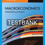 Test Bank for Macroeconomics Principles & Policy 14th Edition by Baumol