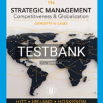 Test Bank for Strategic Management Concepts and Cases Competitiveness and Globalization 13th Edition by Hitt