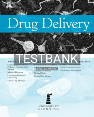 Test Bank for Drug Delivery 1st Edition by Mitra