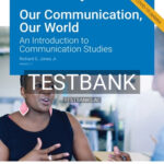 Test Bank for Our Communication Our World 1 1 An Introduction to Communication Studies 1st Edition by Jones