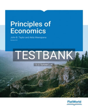 Test Bank for Principles of Economics Version 8 0 8th Edition by Taylor