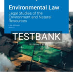 Test Bank for Environmental Law Legal Studies of the Environment and Natural Resources 2nd Edition by Johnson