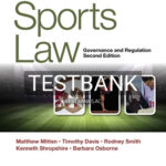 Test Bank for Sports Law 2nd Edition by Mitten