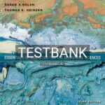 Test Bank for Essentials of Statistics for the Behavioral Sciences 3rd Edition by Nolan