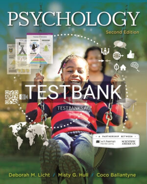Test Bank for Scientific American Psychology 2nd Edition by Licht