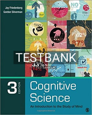 Test Bank for Cognitive Science An Introduction to the Study of Mind 3rd Edition by Friedenberg