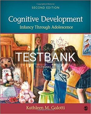 Test Bank for Cognitive Development Infancy Through Adolescence 2nd Edition by Galotti