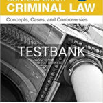 Test Bank for Contemporary Criminal Law Concepts Cases and Controversies 4th Edition by Lippman
