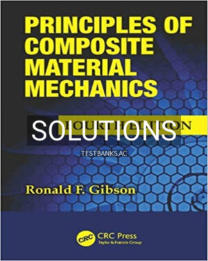 Solutions for Principles of Composite Material Mechanics 4th Edition by Gibson