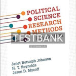 Test Bank for Political Science Research Methods 8th Edition by Johnson