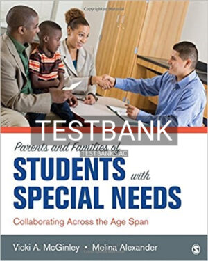 Test Bank for Parents and Families of Students With Special Needs Collaborating Across the Age Span 1st Edition by McGinley