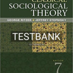 Test Bank for Classical Sociological Theory 7th Edition by Ritzer