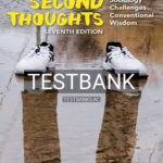 Test Bank for Second Thoughts Sociology Challenges Conventional Wisdom 7th Edition by Ruane