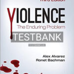 Test Bank for Violence The Enduring Problem 3rd Edition by Alvarez