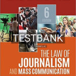 Test Bank for Law of Journalism and Mass Communication 6th Edition by Trager