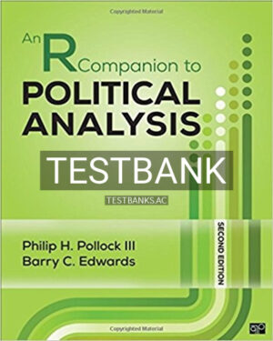 Test Bank for R Companion to Political Analysis 2nd Edition by Pollock III