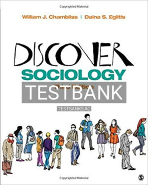 Test Bank for Discover Sociology 3rd Edition by Chambliss