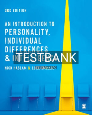 Test Bank for An Introduction to Personality Individual Differences and Intelligence 3rd Edition by Haslam