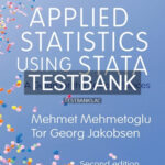 Test Bank for Applied Statistics Using Stata 2nd Edition by Mehmetoglu