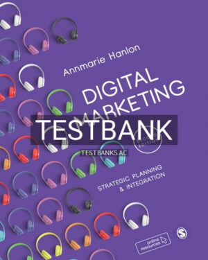 Test Bank for Digital Marketing 2nd Edition by Hanlon