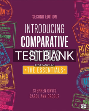 Test Bank for Introducing Comparative Politics 2nd Edition by Orvis