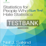 Test Bank for Statistics for People Who Think They Hate Statistics 7th Edition by Salkind