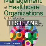 Test Bank for Management of Healthcare Organizations An Introduction 3rd Edition by Olden