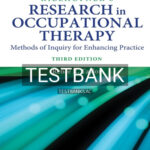 Test Bank for Kielhofner's Research in Occupational Therapy 3rd Edition by Taylor