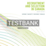Test Bank for Recruitment and Selection in Canada 8th Edition by Catano