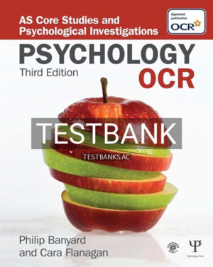 Test Bank for OCR Psychology 3rd Edition by Banyard