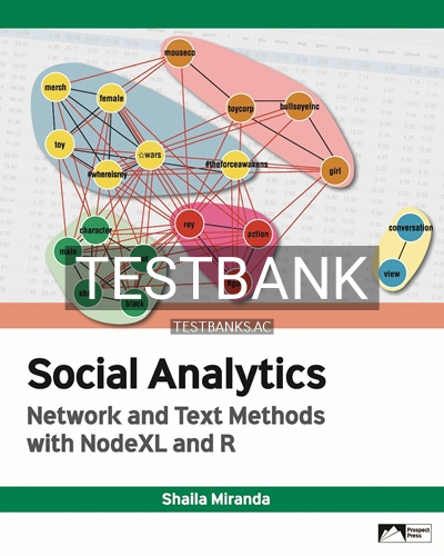9781943153596-TEST-BANK Test Bank for Social Analytics Network and Text Methods with NodeXL and R 1st Edition by Miranda