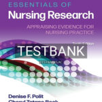 Test Bank for Essentials of Nursing Research 10th Edition by Polit