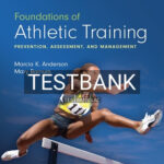 Test Bank for Foundations of Athletic Training 7th Edition by Anderson