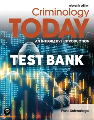 Criminology Today - An Integrative Introduction 11th Edition Schmalleger Test Bank